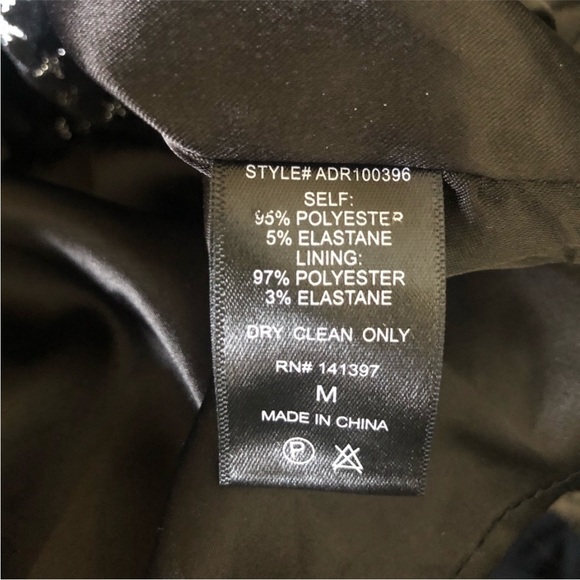 MAKE OFFER Revolve ASTR The Label Blazer Dress Black Metallic Size Medium NWT - Picture 7 of 11